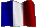 waving French flag
